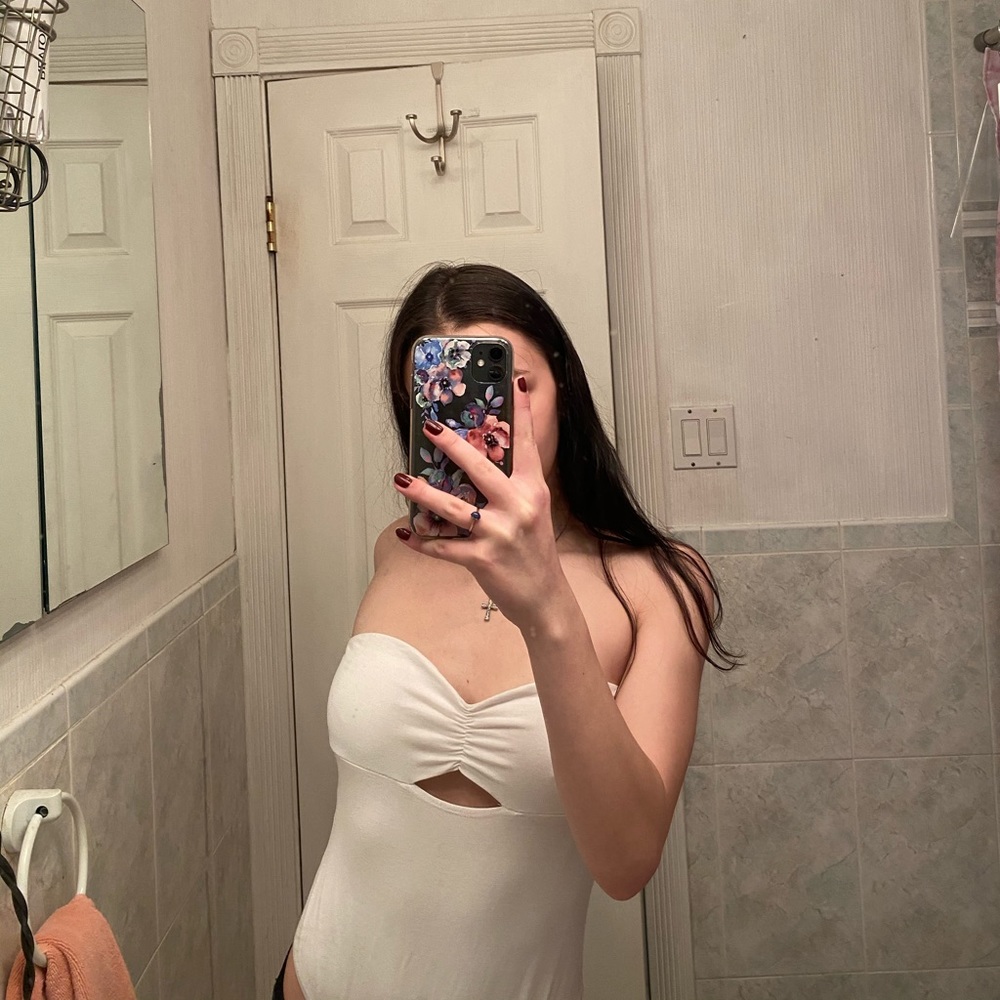 White Cotton Bodysuit